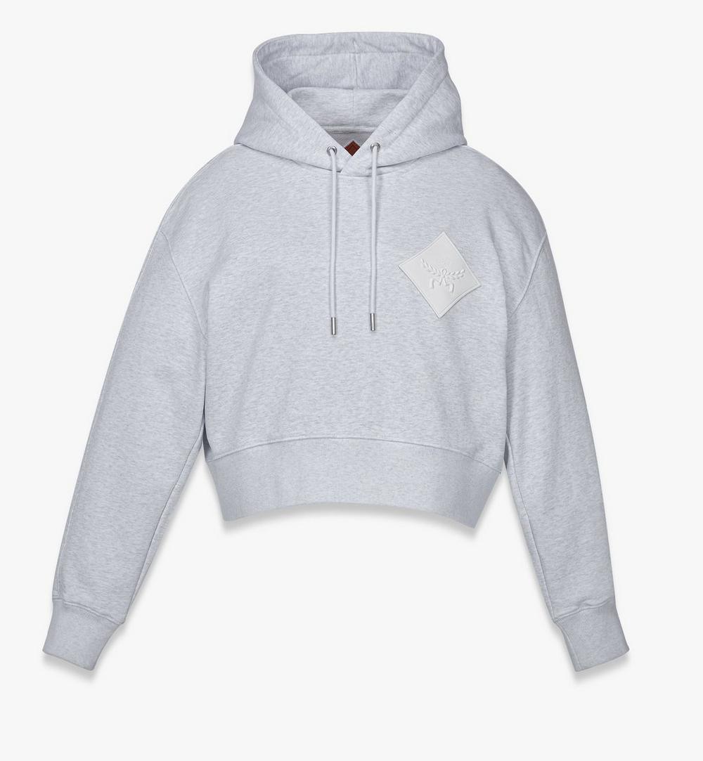Essential Logo Patch Cropped Hoodie 1